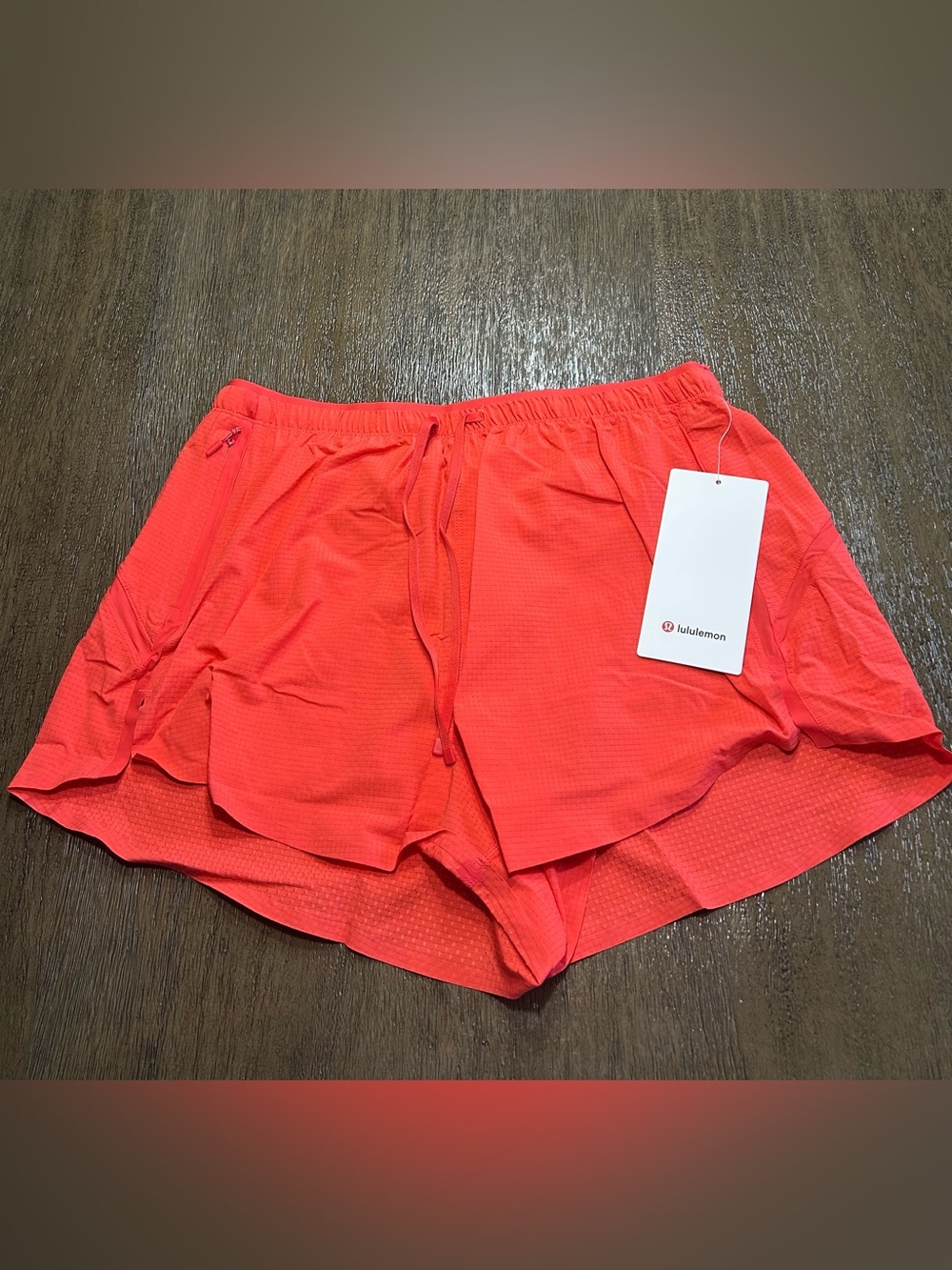 Lululemon Textured Mesh High-Rise Running Shorts 2.5" Women’s Size Medium
